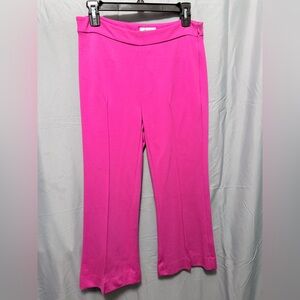 Chic Fuchsia Wide-Leg Trousers